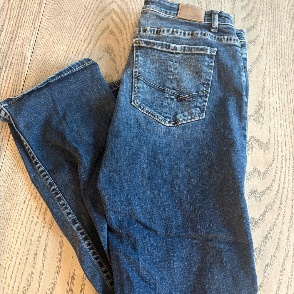 BKE Women’s Mid Rise Boot Cut Jeans